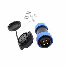 HangTon HE29 4 Pin Connector Industrial Waterproof IP68 Circular Plastic Male...