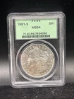 1881-S Morgan Silver Dollar PCGS MS64 90% UNC US Coin F85