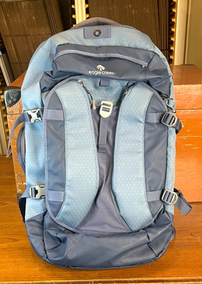 EAGLE CREEK Travel Pack 65 L Blue Large Suitcase Backpack Great Condition