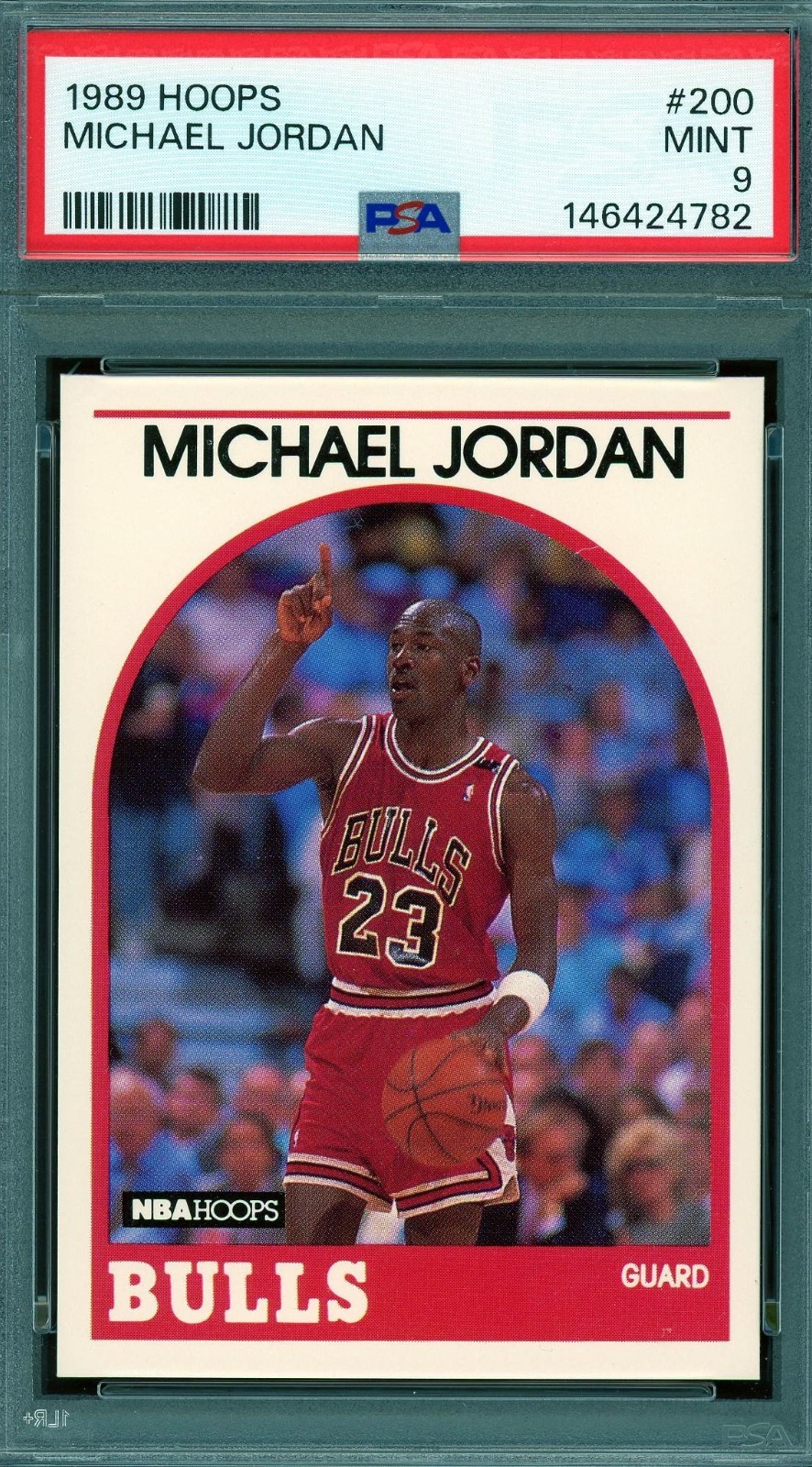 1989 Hoops # 200 Michael Jordan HOF PSA 9 Mint Bulls (146424782)