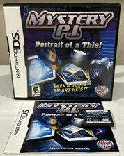 Mystery PI: Portrait of a Thief (Nintendo DS) w/ Manual - Tested & Working