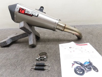 Sv650 16-21 Sv650X 18-21 Scorpion Stainless Slip-On Exhaust