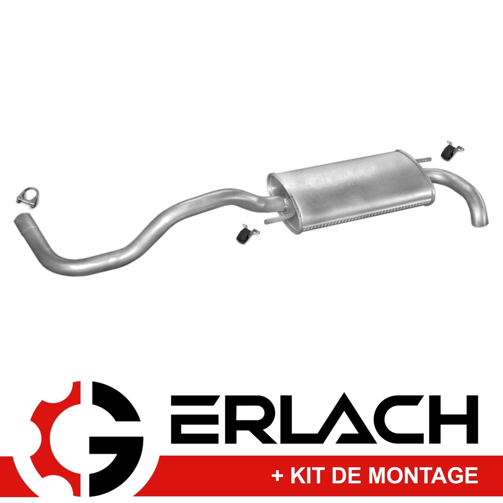 Silencieux arriere Seat Ibiza II pour remplacer un pot rouille de moteur 1.0i 1.4i