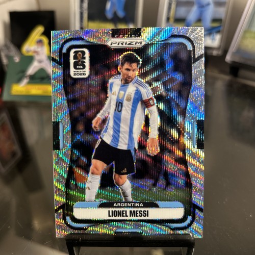 2026 Panini Prizm FIFA World Cup World Cup Lionel Messi Argentina WAVE PRIZM SP