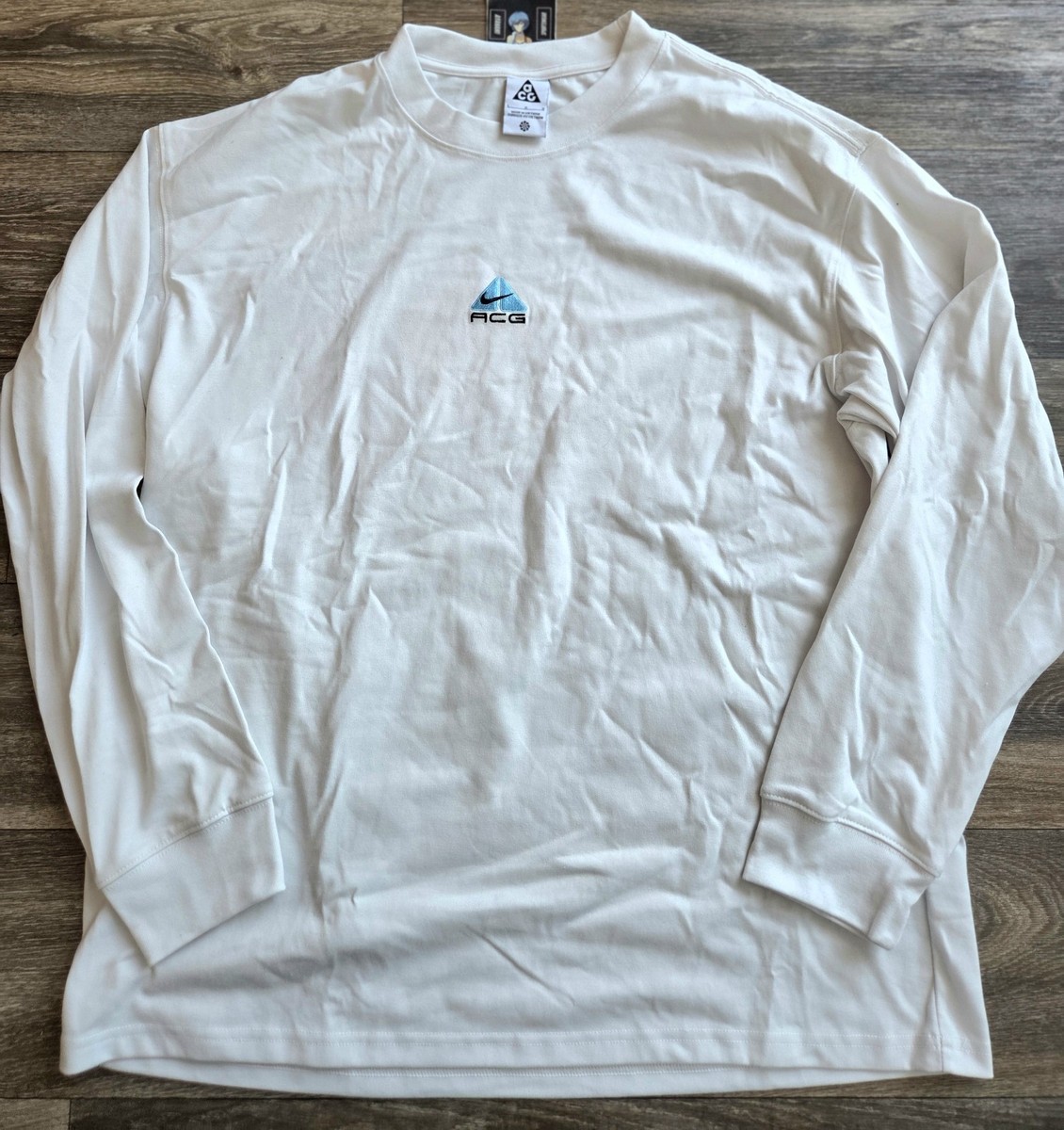 NWOT Nike ACG Lungs Longsleeve T-Shirt Mens Size Large Wht