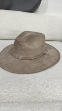 Biltmore 1917 Tan Suede Western Cowboy Hat Wide Brim w/ Travel Case Mexico