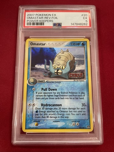 Omastar graded PSA 5 for sale on eBay