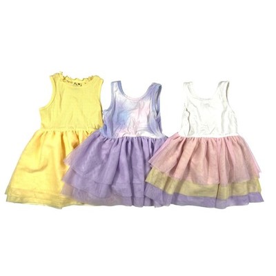Old Navy Lot of 3 Toddler Girl Tutu Dresses 18-24m 2T Pastel Cute Summer