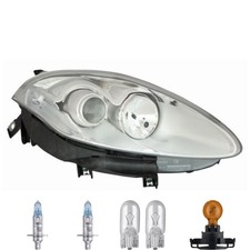 Scheinwerfer links inkl. Premium Lampen für Fiat Bravo II 198 mit LWR Motor