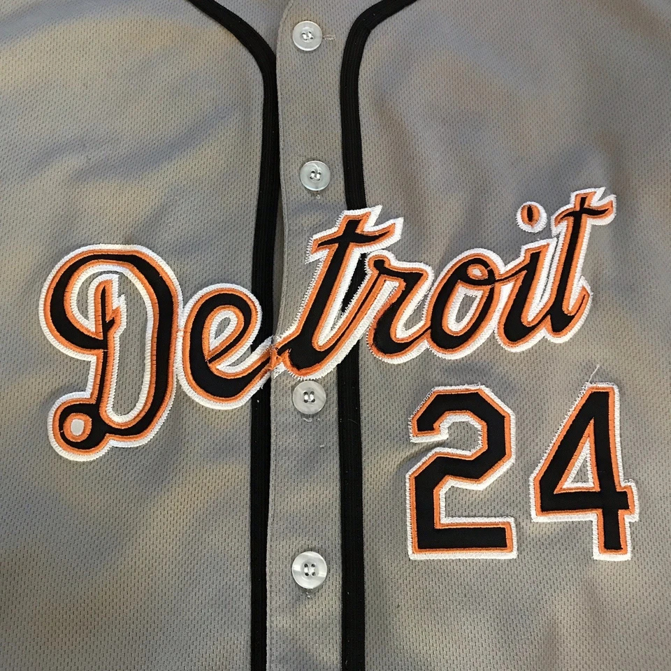 Detroit Tigers Cabrera #24 MLB Majestic Stitched Jersey Youth Size Large - Image 3 of 4