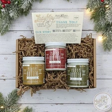 Tallow Man Beard Butter 9oz Trio – Men's Grooming Gift Set | Bay Rum, Tobacco