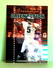 Donovan McNabb 1999 leaf rookies stars freshman orientation SP /2500 rookie Card