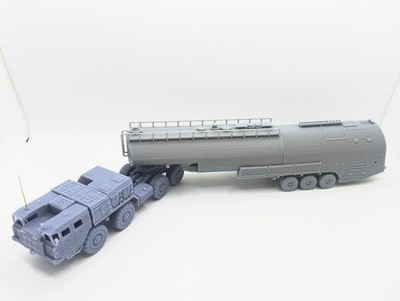 3D Printed 1/72 Russia TZ60 / TZ-60 Semi-trailer Fuel Tanker Unpainted Model