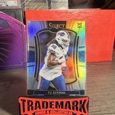 Panini Select 2025 T.J. Sanders #185 Buffalo Bills Rookie Prizm Premier Level