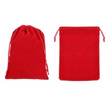 Headphone Bag, 2 Pcs 7.09x5.12 Inch Headset Carrying Pouch Red