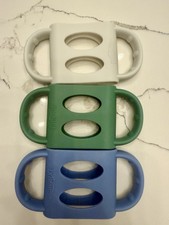 Dr. Brown  s Milestones 100 Silicone Baby Bottle Handles, Narrow, 3 Pack, 4m 