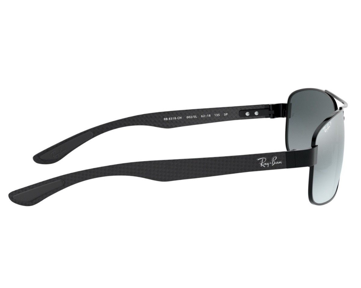 Ray Ban RB8318 002/5L Chromance Polarized Black Gray Mirror