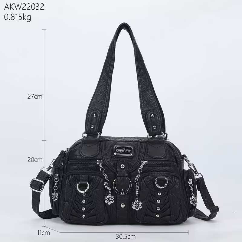Soft Faux Leather Angel Kiss Ladies women's designer fashionable handbags