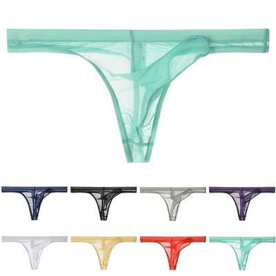 Ultradünne Tangas Unterwäsche Elefantennase Erotik G-String Herren Netz Unterhose