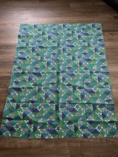 Vintage Wamsutta Mills Fabric Groovy Geometric MCM Retro Mod Print 56”x45”