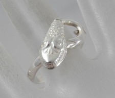 Vintage Solid Sterling Silver Snake Serpent Wrap Ring Mexico Size 8 925 F1850