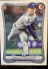 Topps 2025 Bowman Yoshinobu Yamamoto #18 Los Angeles Dodgers MLB Card