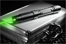 520nm Adjustable Focus Green Pointer Flashlight Visidle Beam Laser Case US