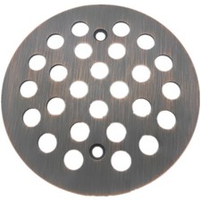 4-1/4 Inch Screw-in Round Shower Drain Cover Replacement Floor Drainer Grate ...