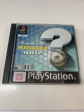 Playstation 1 Championship Manager Quiz ps1 USED! PS1/GAME/RARE/FOOTBALL