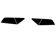 Tail Light Pre Cut Film Tint Cover Kit in Tail Light Tint Blackout Smoke