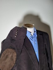48L Ralph Lauren Hunting Brown Corduroy Elbow Blazer Jacket sport Coat