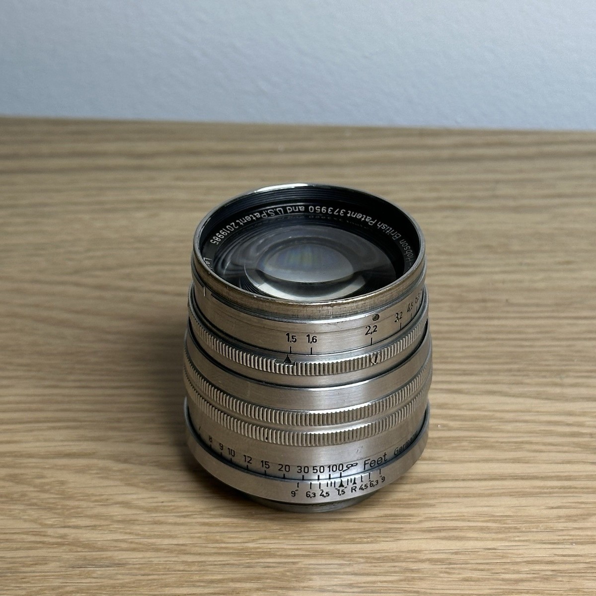 LEICA Leitz Xenon 50mm f1.5 Taylor-Hobson British & US patents