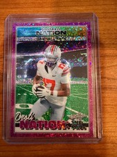 2025 Leaf Football Nation Carnell Tate 1/1 PINK MINI DIAMOND Ohio State