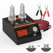 Spark Plug Tester 9000rpm Diagnostic Tool Ignition Tester Dual-Hole Height Adjus