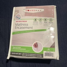 Guardmax Zippered Mattress Encasement - Queen Size - 100 Waterproof and Bed Bug