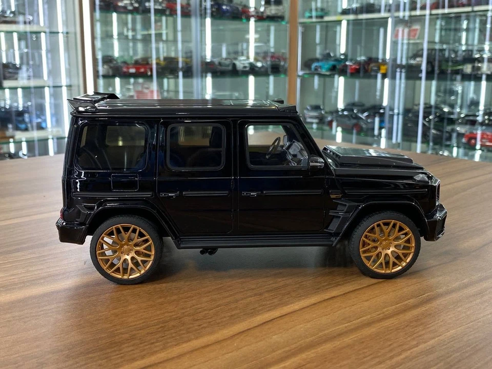 Llanta GT Spirit Mercedes Benz G 63 BRABUS 800 Widestar negra/dorada [resina 1/18] Foto 3 de 4