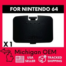 Replacement Jumper Pack Pak Cover Lid for Nintendo 64 N64 Console   Black