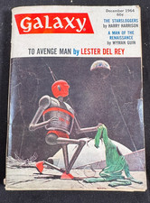 GALAXY SCI-FI MAGAZINE DECEMBER 1964 HARRY HARRISON STARLOGGERS