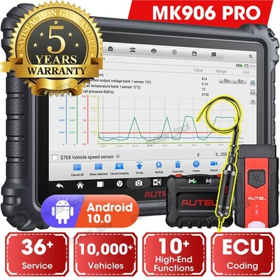 2025 Newest Autel MaxiSys MK906 Pro Coding Full System Diagnostic Scanner Tool