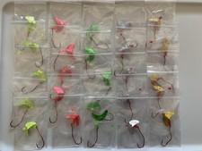25 Walleye Slow Death Snell Crawler Harness w/Assort Mack’s Smile Sparkle  48”