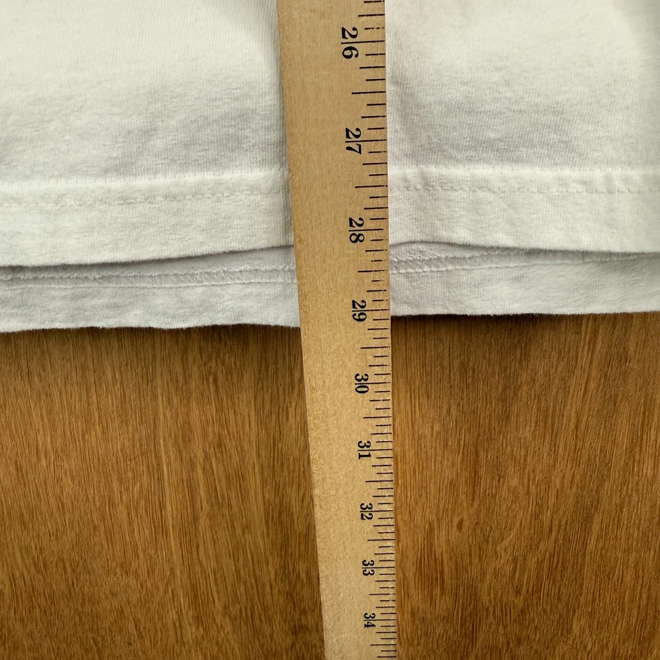 Camisa De Colección Detroit Pistons Para Hombres Grande Blanca 2004 Campeones de la NBA Nike Center Swoosh Foto 4 de 4