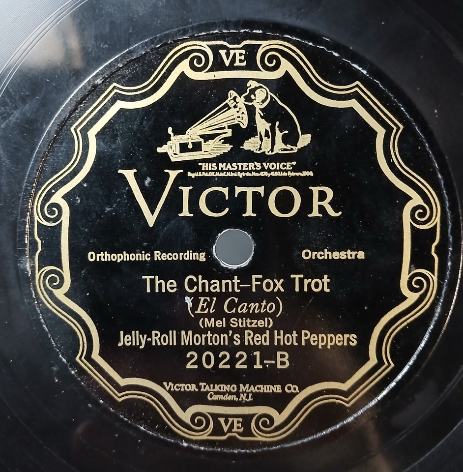 Jelly-Roll Morton Black Bottom Stomp/the Chant Victor 20221 | eBay