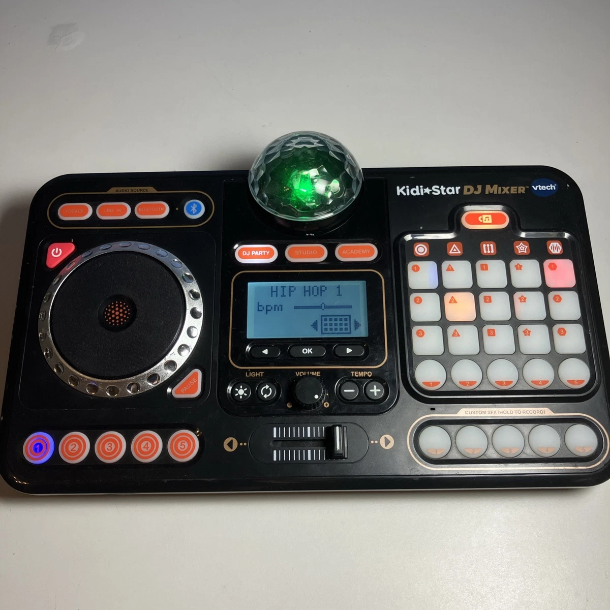 VTech KidiStar DJ Mixer Kids Music Turntable Bluetooth Toy | eBay