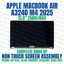 MacBook Air M4 A3240 13" Replacement LCD Screen Display Assembly 2025 Silver