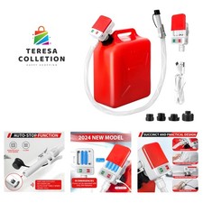 Automatic Fuel Transfer Pump with Auto-Stop, 51'' Extra Long Hose, 3.2 Gallon...