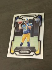 2023 Panini Prizm Silver Prizm #358 STETSON BENNETT IV Football Card Rookie RC. rookie card picture