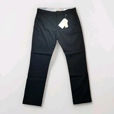 Tailor Vintage - Men's Performance Tech Pants - 36 x 32 - Black, Stretch