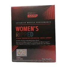 GNC AMP Women's Ripped Vitapak Program with Metabolism Muscle Support 30 Packs