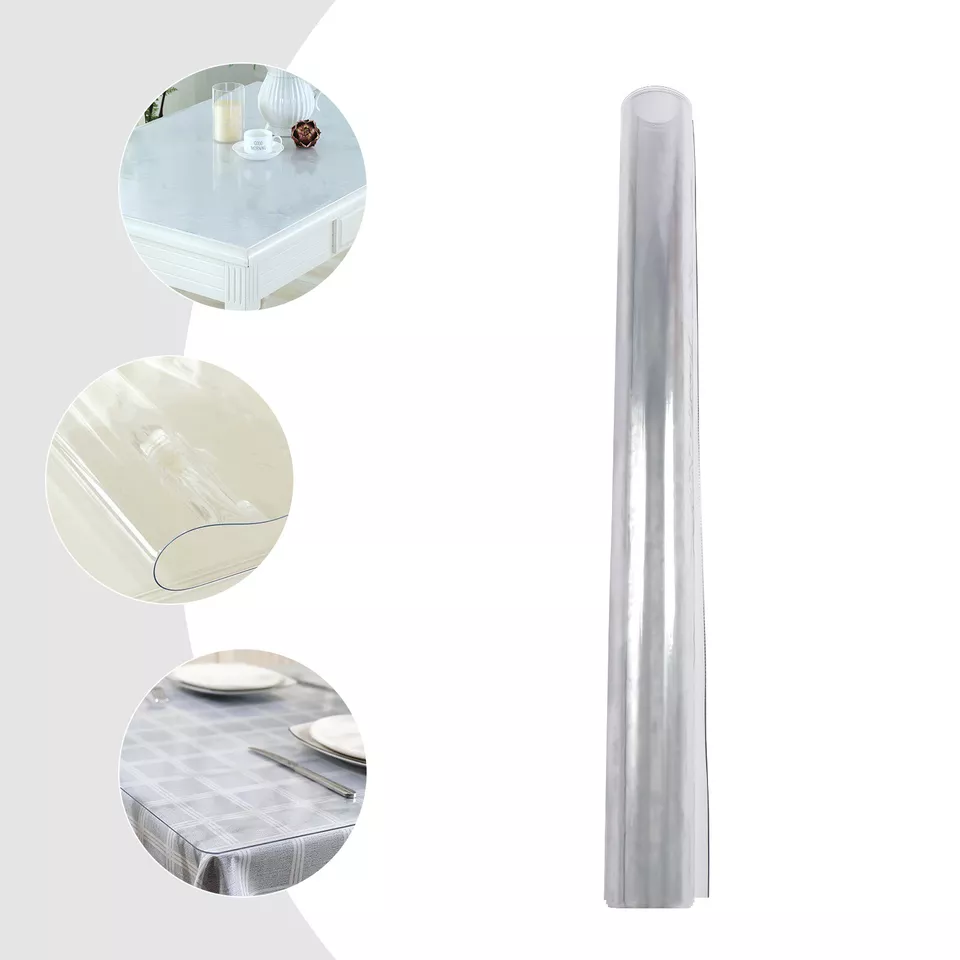 78 x 42Inch Table Cover Protector Table Pad Transparent 2mm Thick Desk Protector - Image 4 of 4