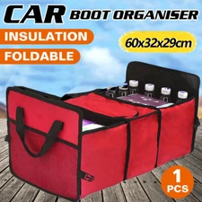 Trunk Organizer Collapsible Cargo Storage Fold Box Bin Bag With Lid for Car SUV